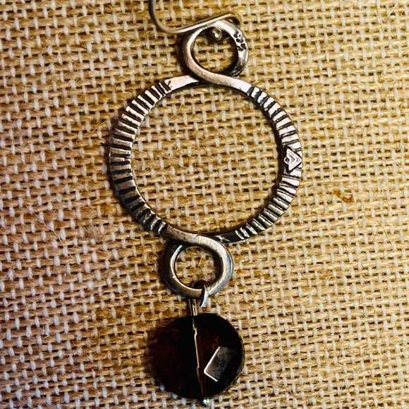 Silpada Smokey Quartz Drop Earrings - Picture 5 of 9